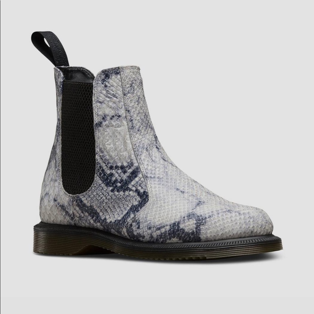 Snakeskin Doc Martens Flora Asciano Dr. Martens